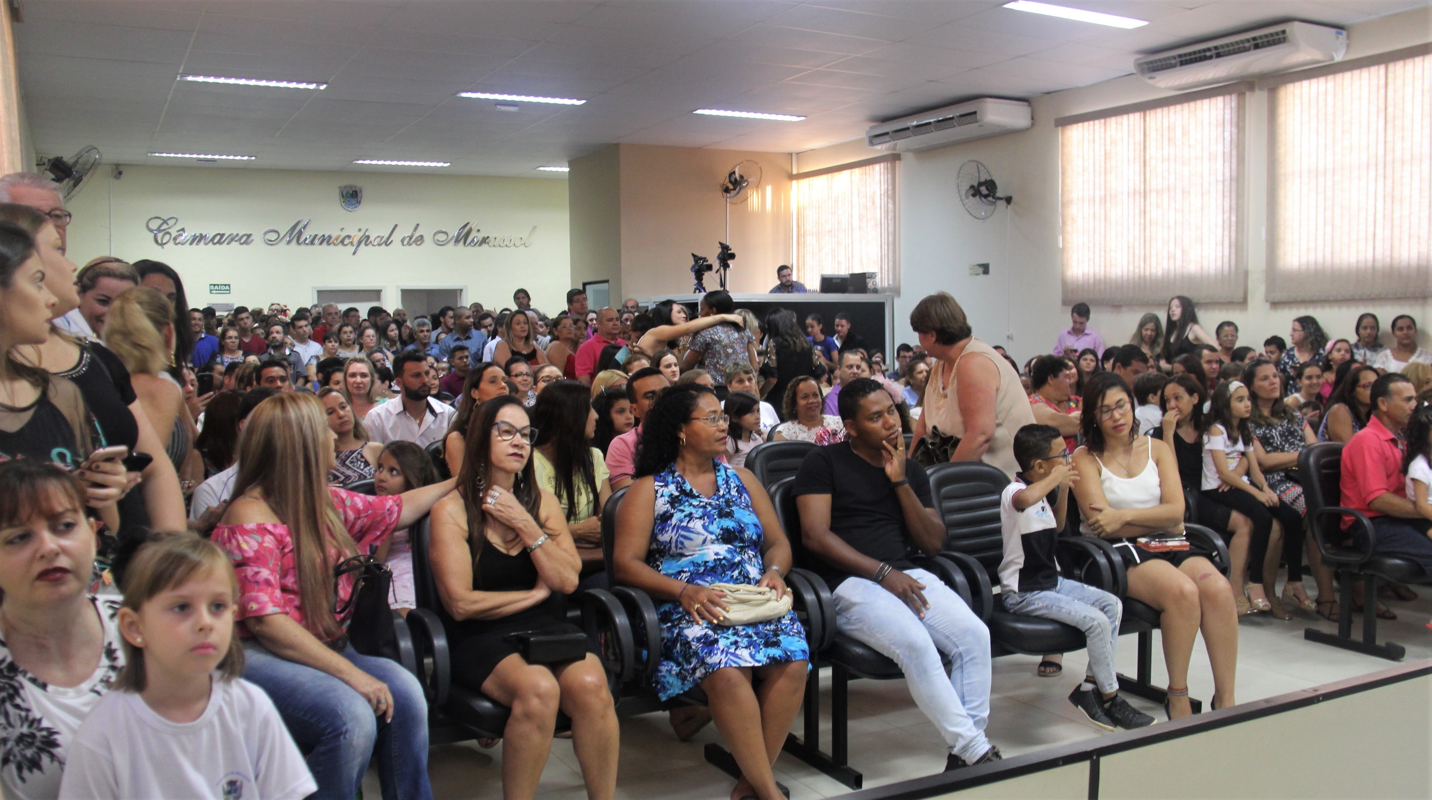 Homenagem em 2017 lotou o prédio da Câmara Municipal