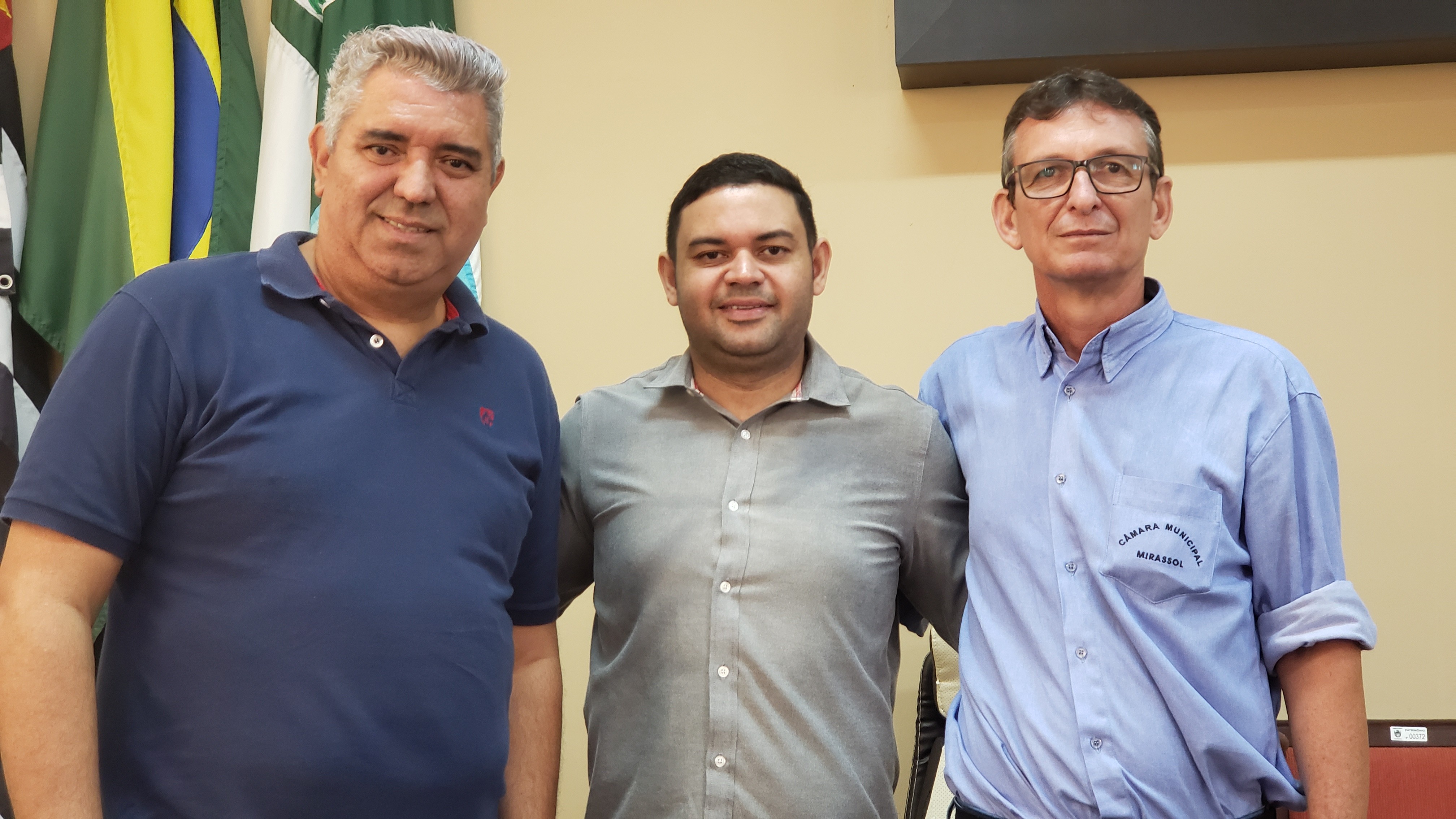 Marcão Alves, Flory Nunes dos Santos e Célio Portero